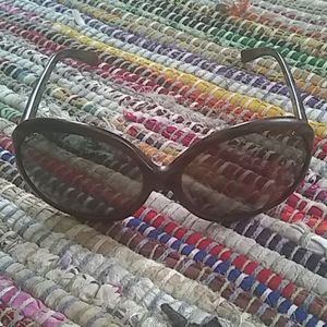 Kate Spade Brown Horn Oversized Sunglasses